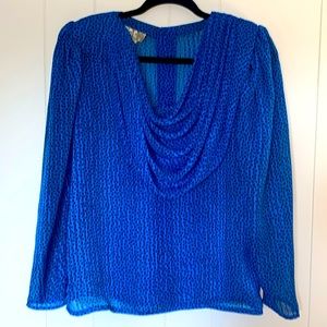 Vintage! La Chine Classic by Galinda Wang Sheer Blouse Size 4